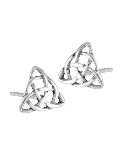 Celtic Triangle Posts | Sterling Silver Studs Earrings | Light Years