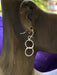 Hammered Circle Dangles | Sterling Silver Gold Filled Earrings | Light Years