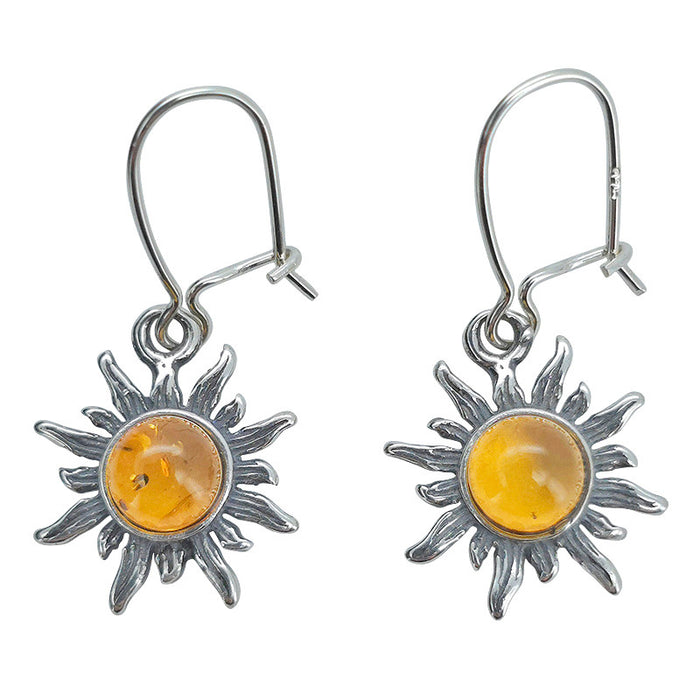 Amber Sun Dangles