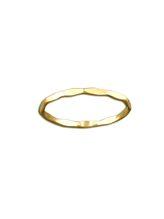 14kt Gold Filled Hammered Band | Ring Size 3 4 5 6 7 8 9 10 11 | Light Years