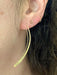 Hammered Curve Earrings | 14kt Gold Filled Threader | Light Years Jewelry
