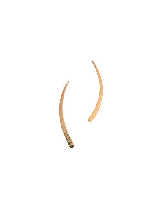 Hammered Curve Earrings