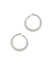 Dainty Weave Handmade Hoops | Sterling Silver Earrings | Light Years Jewelry