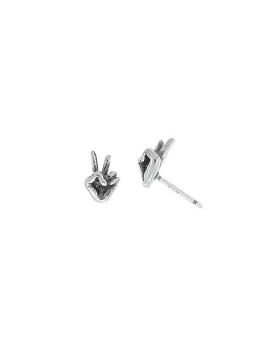 Peace Sign Posts | Sterling Silver Stud Earrings | Light Years Jewelry