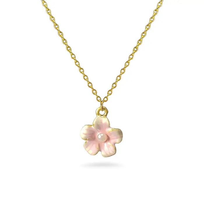 Cherry Blossom Necklace by Museum Reproductions | Gold Pendant Chain | Light Years