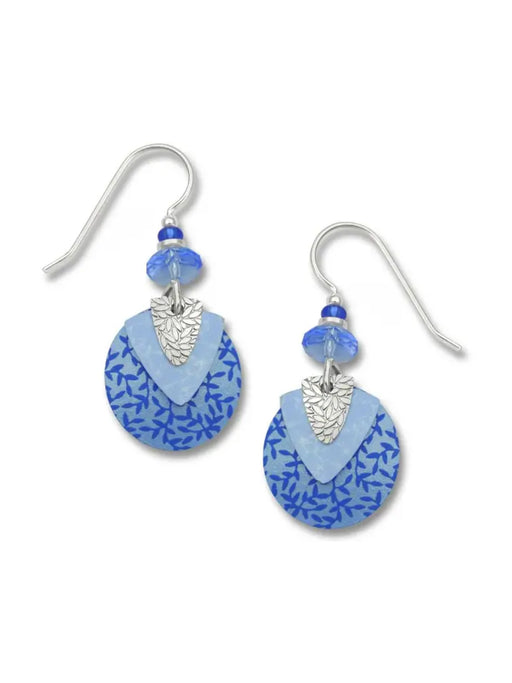 Periwinkle Vines Dangles by Adajio | Sterling Silver Earrings USA | Light Years