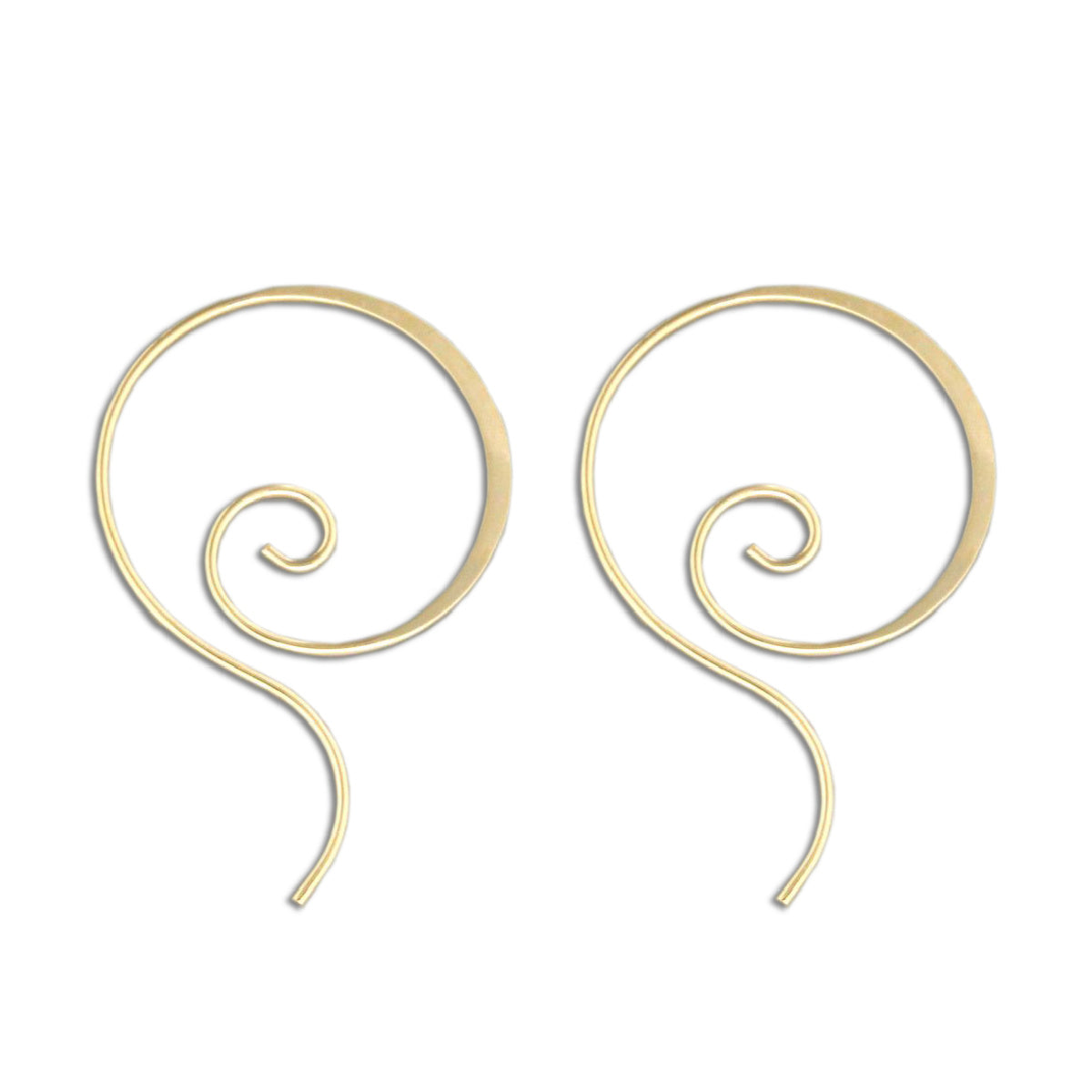 Handcrafted Japanese Jewelry | Spiral Earrings – hk+np studio inc.