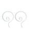 Swirl Hoop Earrings | Niobium Sterling Silver Gold Filled | Light Years