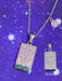 Zodiac Tarot & Constellation Necklace | Capricorn | Stainless Steel Pendant Chain | Light Years