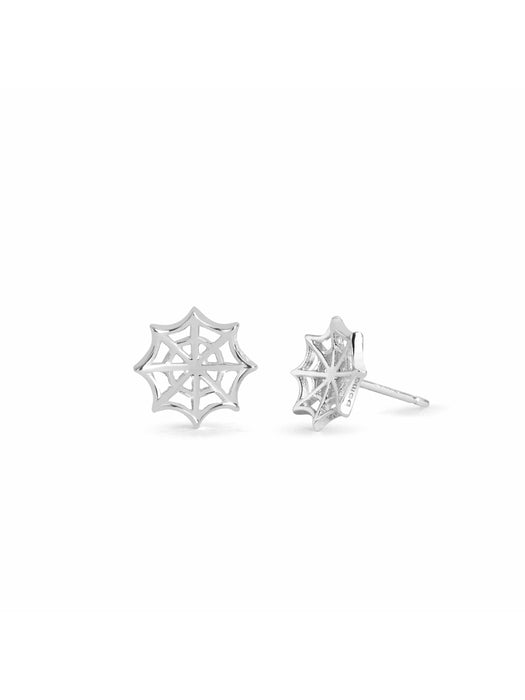 Spiderweb Posts by boma | Sterling Silver Studs Earrings | Light Years