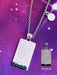 Zodiac Tarot & Constellation Necklace | Gemini | Stainless Steel Pendant Chain | Light Years