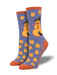 Pumpkinman Women's Socks | Fall Autumn Halloween Accessories | Light Years