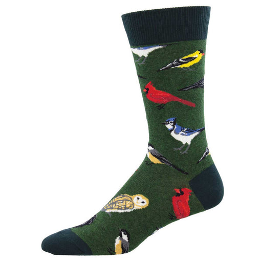 Bird is the Word Men's Large Socks | Gifts & Accessories | Light Years