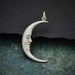 Crescent Moon Necklace | Sterling Silver Pendant Chain | Light Years Jewelry