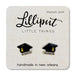 Graduation Cap Posts by Lilliput Little Things | Titanium Stud Earrings | Light Years