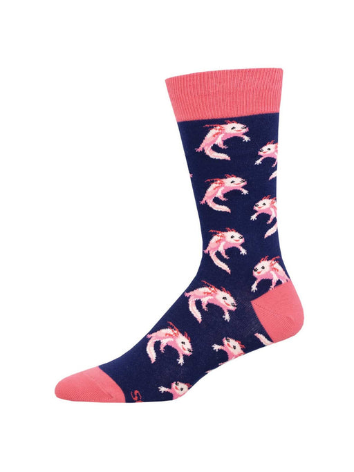 Adorable Axolotl Men's Large Socks | Gifts & Accessories | Light Years