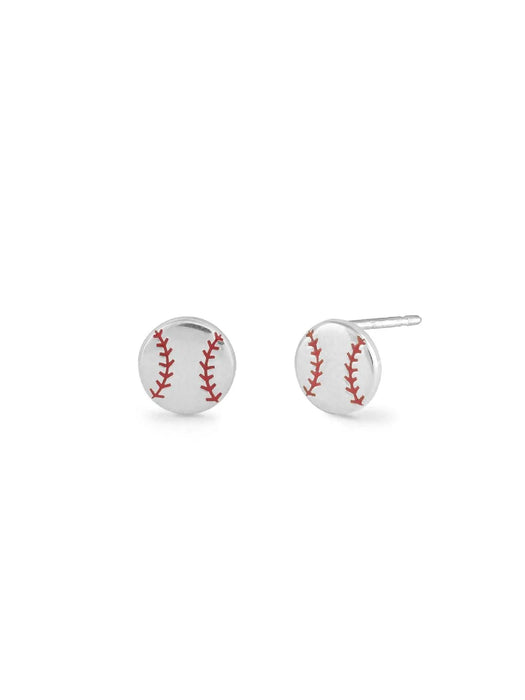 Baseball Posts by boma | Sterling Silver Studs Earrings | Light Years Jewelry