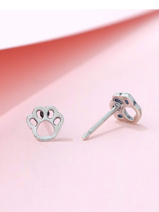 Mini Paw Print Posts by boma | Sterling Silver Studs Earrings | Light Years