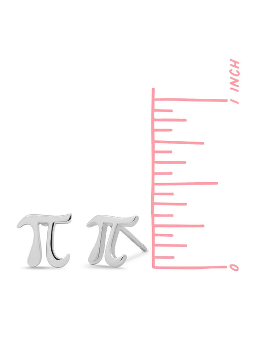 Pi Posts by boma | Sterling Silver Studs Earrings | Light Years Jewelry
