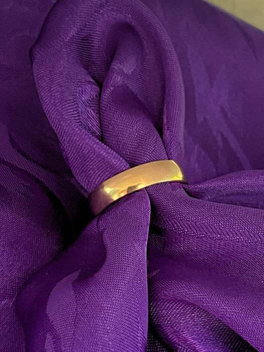 Wide Gold Filled Band | Ring Size 3 4 5 6 7 8 9 10 | Light Years Jewelry