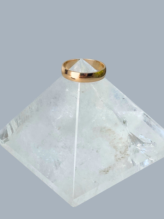 Wide Gold Filled Band | Ring Size 3 4 5 6 7 8 9 10 | Light Years Jewelry