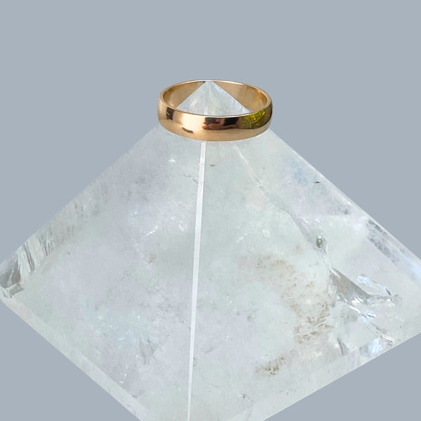 Wide Gold Filled Band | Ring Size 3 4 5 6 7 8 9 10 | Light Years Jewelry