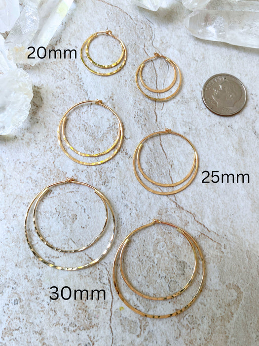 Double Hammered Hoops