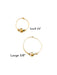 Simple Bead Hoops | Sterling Silver Gold Filled | Light Years Jewelry