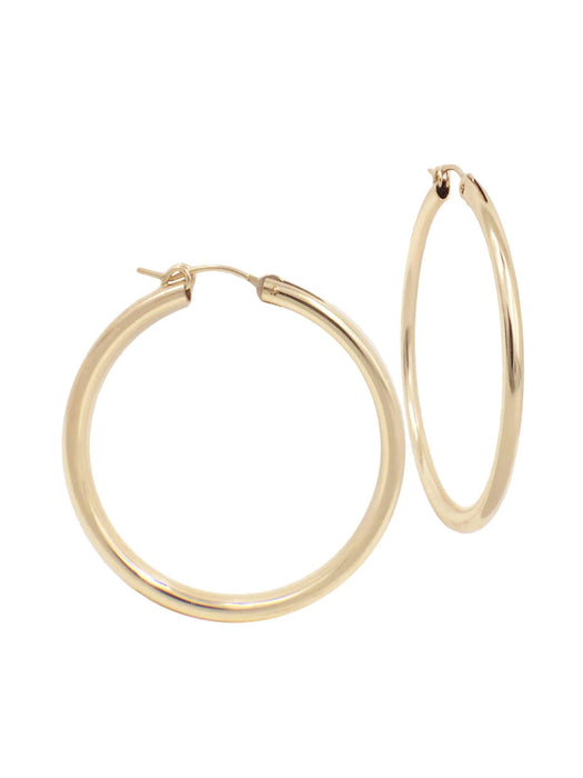 Classic Pincatch Hoops | 14kt Gold Filled Earrings | Light Years Jewelry