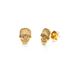 Sugar Skull Posts | Gold Plated Studs Earrings | Light Years Jewelry