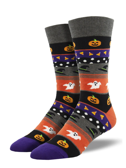 Halloween Party Men's Socks | Gifts & Accessories | Light Years Jewelry
