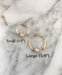 14k Gold Filled Pearl Hoops | Handmade Earrings | Light Years Jewelry