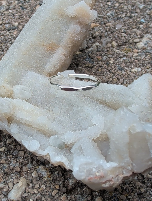Hammered Toe Ring