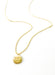 Happy Sun Necklace | Gold Plated Chain Pendant | Light Years Jewelry 
