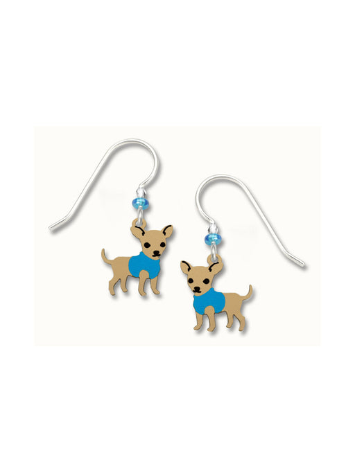 Chihuahua Sweater Dangles Sienna Sky | Sterling Silver | Light Years