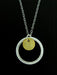 Brushed Two Tone Necklace | Sterling Silver Vermeil | Light Years 
