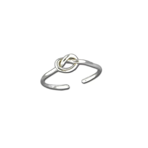 Solid Knot Toe Ring | 14k Gold Filled Sterling Silver | Light Years Jewelry
