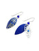Blue Filigree Earrings Adajio | Sterling Silver Dangles | Light Years
