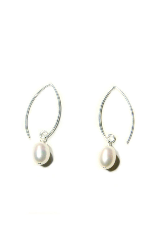 Marquis Pearl Dangles, $18 | Sterling Silver | Light Years Jewelry