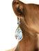 Blue Petal Earrings by Adajio | Sterling Silver Dangles | Light Years