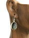 Labradorite Cabochon Dangles | Sterling Silver Earrings | Light Years