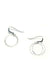 Diamond Cut Circle Dangles | Sterling Silver Earrings | Light Years