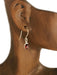 Small Gemstone Teardrop Dangles | Garnet | Sterling Silver Earrings | Light Years