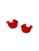 Red Cardinal Post Earrings Sienna Sky | Sterling Silver Studs | Light Years