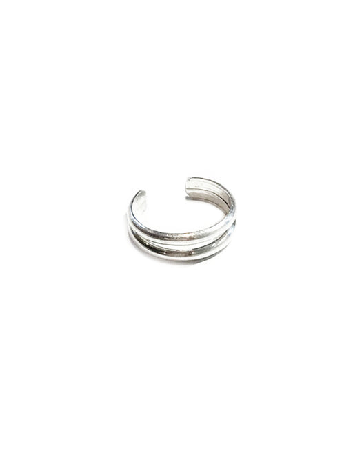 Double Band Ear Cuff | Sterling Silver Earrings | Light Years Jewelry