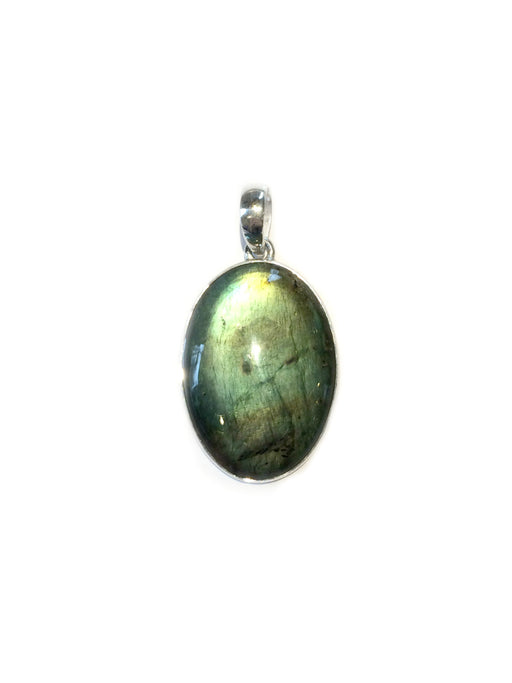 Oval Labradorite Pendant | Sterling Silver Stones | Light Years Jewelry