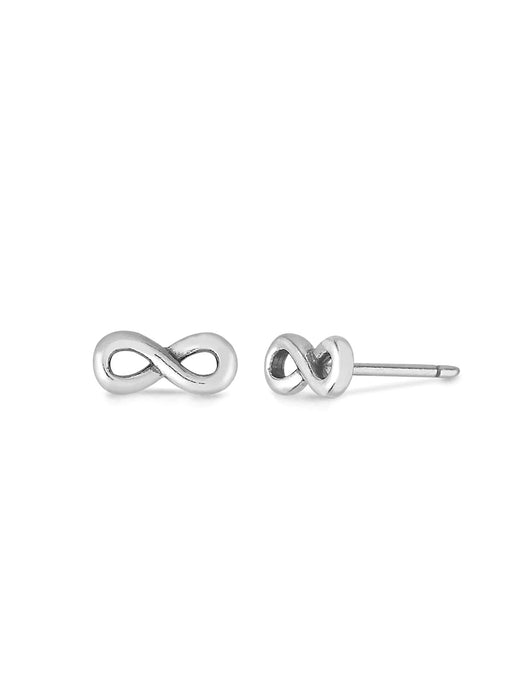 Infinity Symbol Posts by boma | Sterling Silver Stud Earrings | Light Years