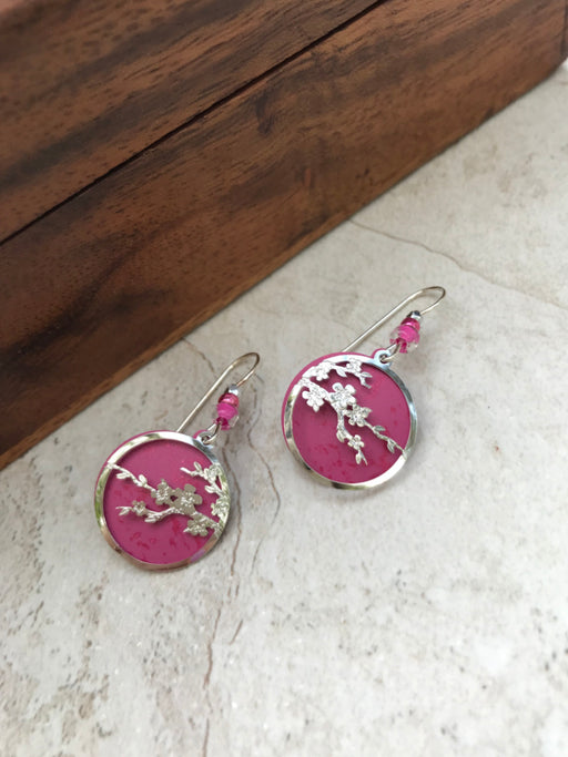 Cherry Blossom Dangles by Adajio | Sterling Silver USA | Light Years