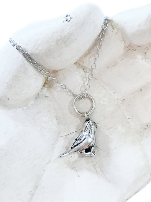 Tiny Bird Pendant Necklace | Sterling Silver Pendant Chain | Light Years