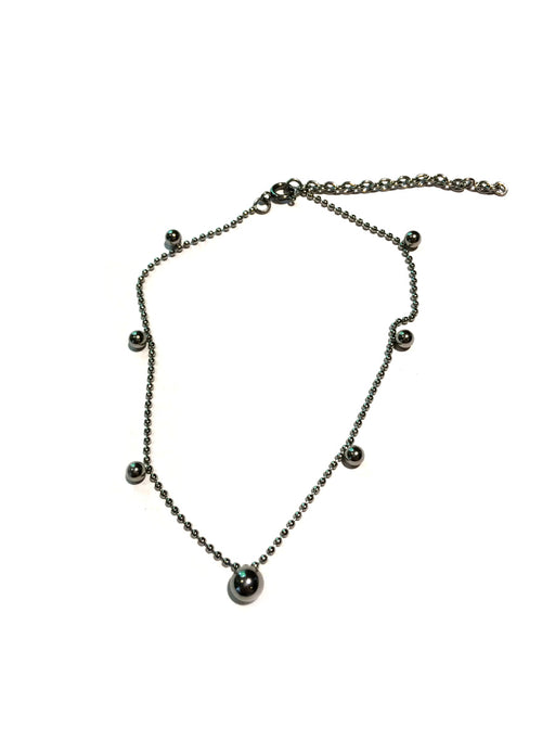 Ball Chain Anklet | Stainless Steel | Light Years Jewelry